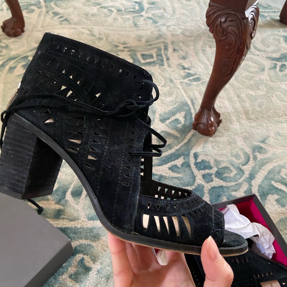 Vince Camuto Wonen’s Tarita Cutout Lace-Up Sandal